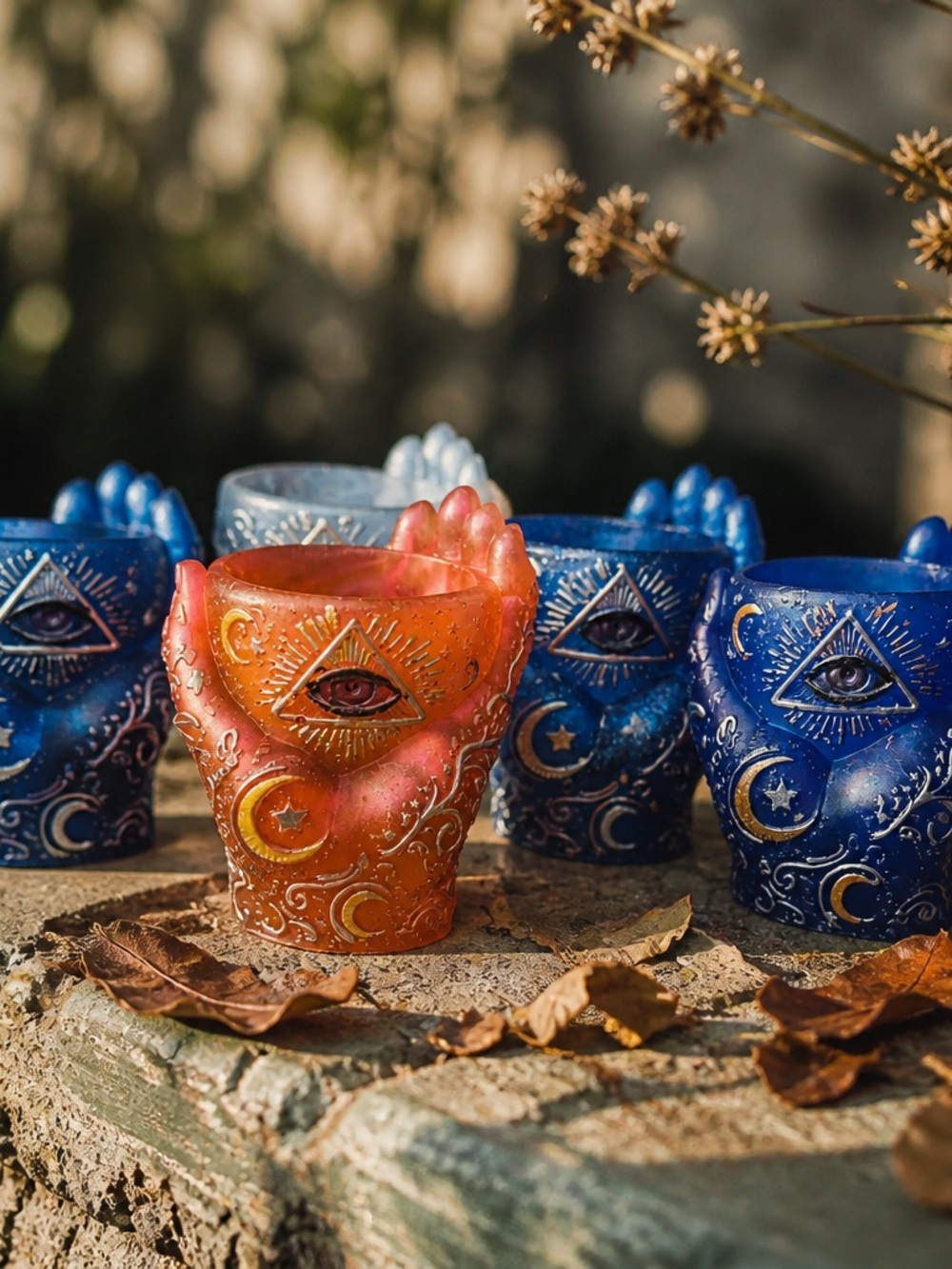 Handcrafted Mystical Eye Home Art